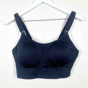 Momcozy Womens Nursing pumping black adjustable bra size xl plus